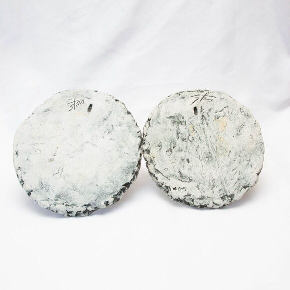 Shapes Of Clay Ducks Wall Art Stan Langtwait Made With Mt St Helen Ash Set of  2 - Picture 5 of 6